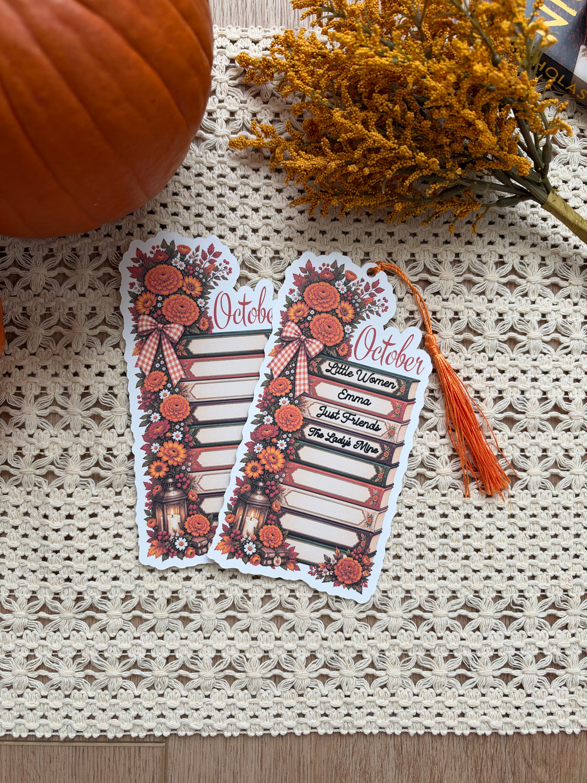 October TBR Bookmark
