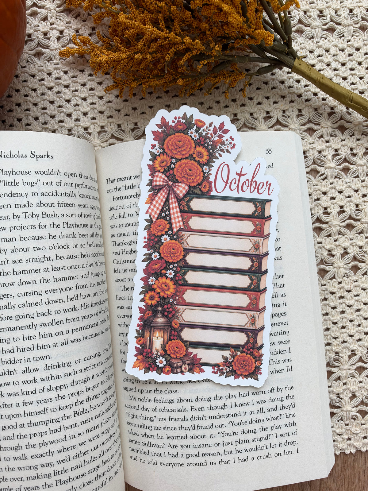 October TBR Bookmark