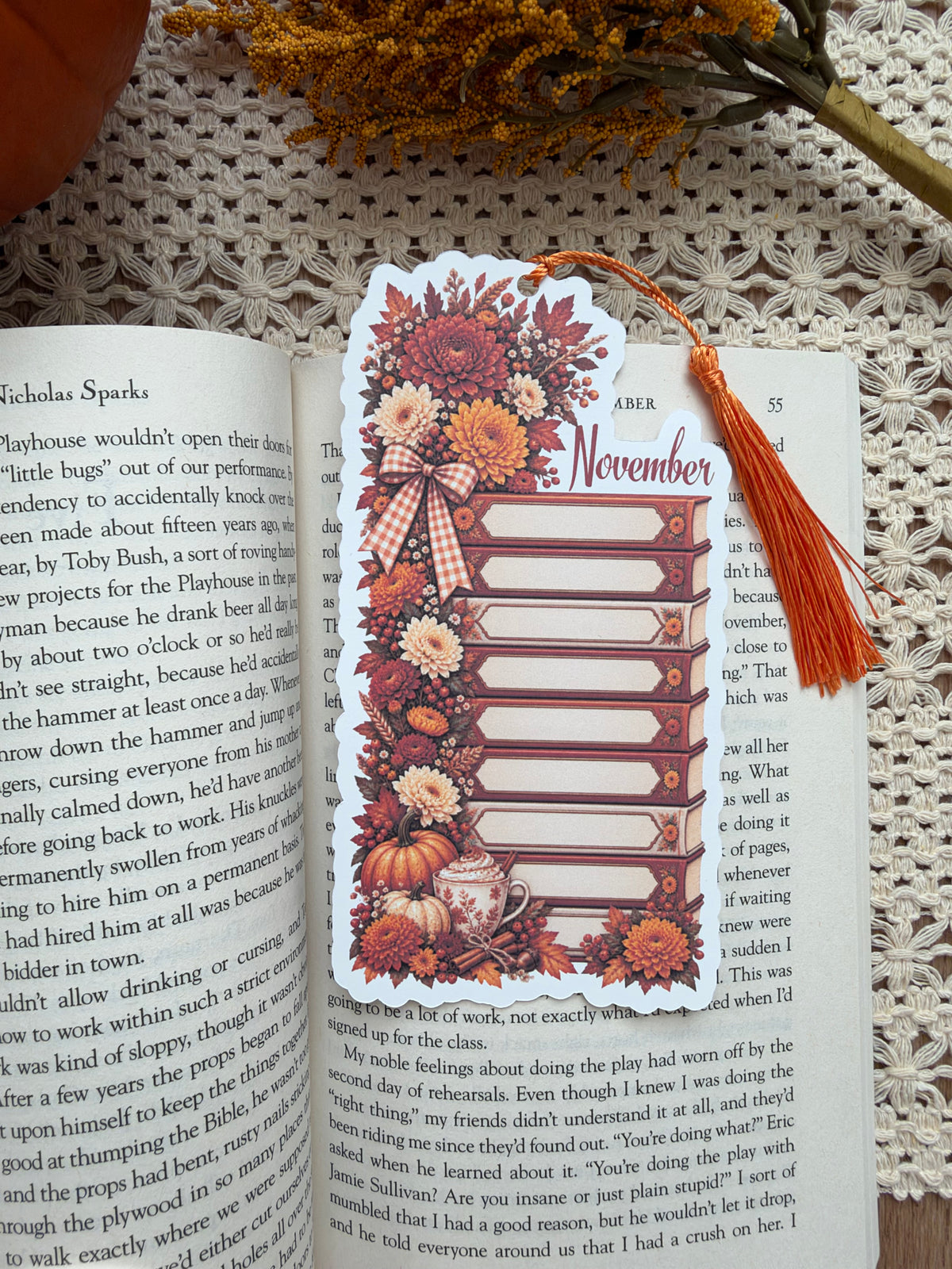 November TBR Bookmark
